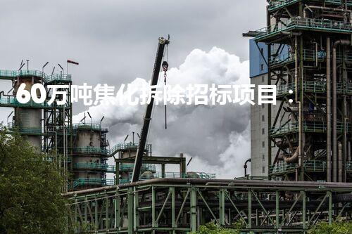 60万吨焦化拆除招标项目：绿色转型中的新机遇与考验