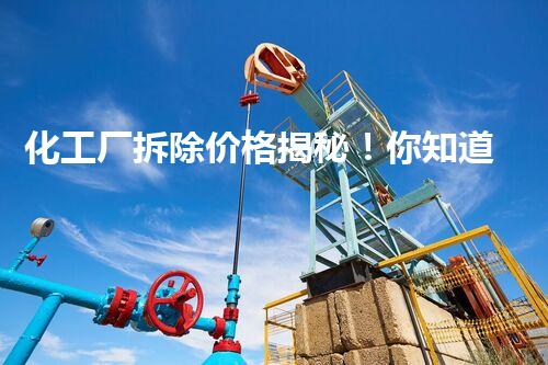 化工厂拆除价格揭秘！你知道吗？