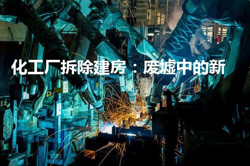 化工厂拆除建房：废墟中的新生，还是潜藏的危机？