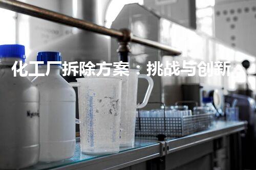 化工厂拆除方案：挑战与创新，环保部门主导，谁将为我们的未来承担责任？