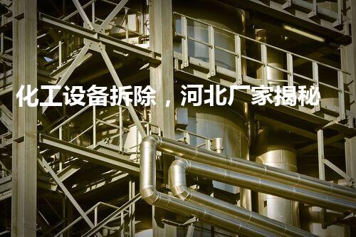 化工设备拆除，河北厂家揭秘：为何需要专业拆解？