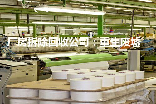 厂房拆除回收公司：重生废墟，探秘隐匠！