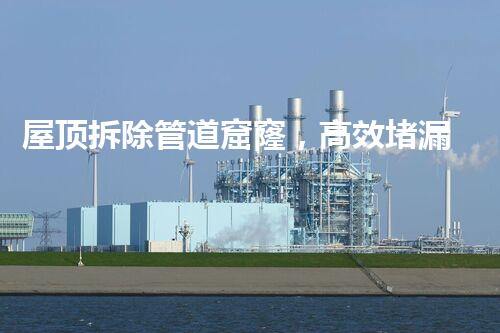 屋顶拆除管道窟窿，高效堵漏新法显神通