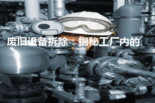 废旧设备拆除：揭秘工厂内的废弃之谜！