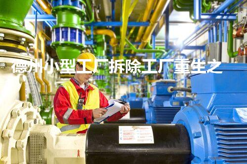 德州小型工厂拆除工厂重生之路如何实现安全高效拆除