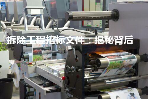 拆除工程招标文件：揭秘背后的神秘世界！