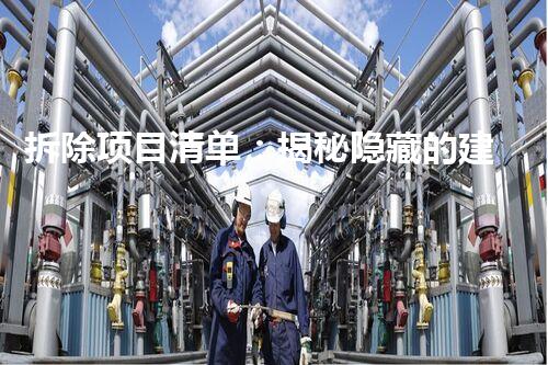 拆除项目清单：揭秘隐藏的建筑奥秘，你绝对想不到的背后故事！
