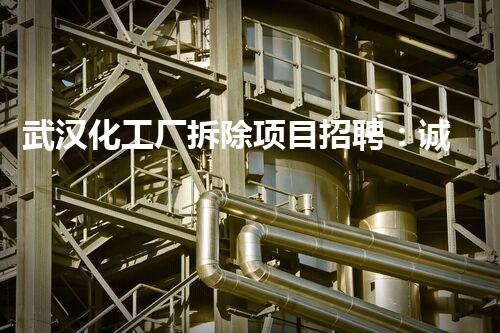 武汉化工厂拆除项目招聘：诚邀精英，共筑安全环保新篇章