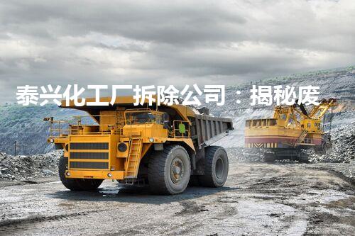 泰兴化工厂拆除公司：揭秘废墟中的秘密！