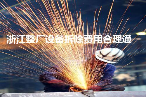 浙江整厂设备拆除费用合理通明，服务优质高效！