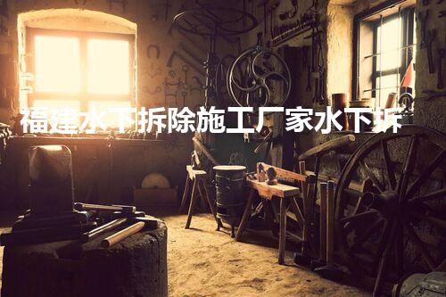 福建水下拆除施工厂家水下拆除技术的以后与挑战探讨