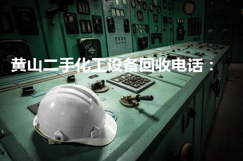 黄山二手化工设备回收电话：废弃物变宝藏，你的财富就在那个地点！