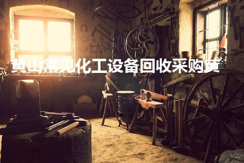 黄山常见化工设备回收采购黄山地区化工设备回收采购市场潜力揭秘，您不可错过的商机